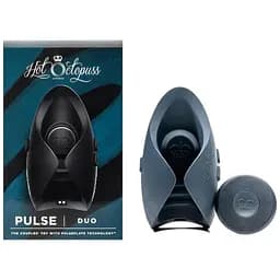 Мастурбатор Hot Octopuss Pulse Duo, пульсація, використання без рук, підходить для пар, пульт дистанційного керування