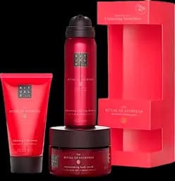 Жіночій косметичний набір Rituals The Ritual of Ayurveda: гель-піна для душу 50 мл + скраб для тіла 125 г + крем для тіла 70 мл - мініатюра 2