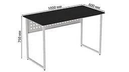 Комп'ютерний стіл Майк 75x100x60 білий ДСП Сосна Кембра 32мм FRD-101306 - мініатюра 3