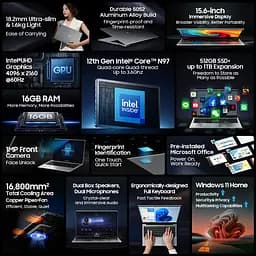 Blackview Acebook 8 Ноутбук 16GB DDR4 512GB,N97 36GHz/UHD,Windows 11,38Wh,+,HDMI 2.0,Bluetooth,USB 3.0 - мініатюра 7