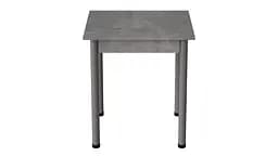 Стіл кухонний Ferrum-decor Агата 75x90x90 Сірий ДСП Бетон 16мм (FRD-105562)