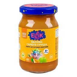 Пюре Elfik Magic з яблук, гарбуза, груш та вітаміном C без доданого цукру 170 г - мініатюра 2