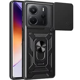 Чохол Ummi Camshield Serge Ring для Xiaomi Redmi Note 14 4G Europe version Чорний/Black
