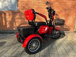 Електроскутер Триколісний Corso Logan (1200W 72V/23Ah) Червоний - мініатюра 6
