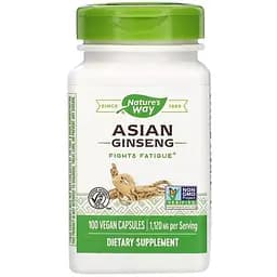 Азійський женьшень Nature's Way Asian Ginseng корінь 1120 мг 100 капсул