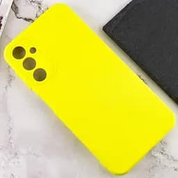 Чохол TPU GETMAN Liquid Silk Full Camera для Samsung Galaxy A15 4G/5G / M15 5G Жовтий / Flash - мініатюра 5