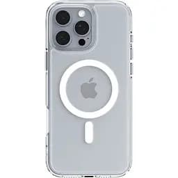 Прозорий чохол Spigen Ultra Hybrid MagSafe White для iPhone 16 Pro (ACS08129) - мініатюра 5