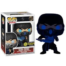 Фигурка Funko Pop Фанко Поп Мортал Комбат Саб-Зиро Mortal Kombat Sub-Zero (GitD) 10 см MK SZG 1057