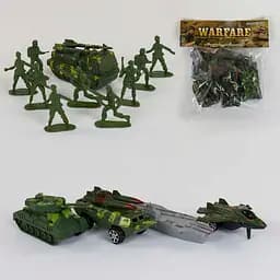 Комбат J 5011, 10 военных, техника, карта, в пакете (6982442391462)