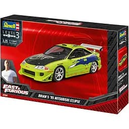 Збірна модель Revell Автомобіль Mitsubishi Eclipse 1995 з фільму Форсаж, рівень 3, масштаб 1:25, 75 деталей (RVL-07691)