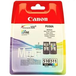 Комплект картриджей Canon PG-510+CL-511, 9 мл + 9 мл (2970B010)