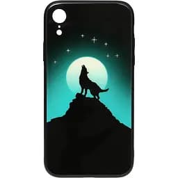 Чохол-накладка Toto Night Light Print Glass Case Apple iPhone XR Howling Wolf
