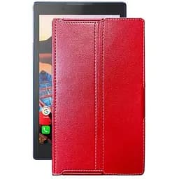 Чехол StatusCASE из экокожи для планшета Lenovo Tab 3 TB3-850f Красный