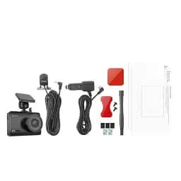 Відеореєстратор Hoco DV3 Driving Recorder With Display (dual-channel) Black - мініатюра 6