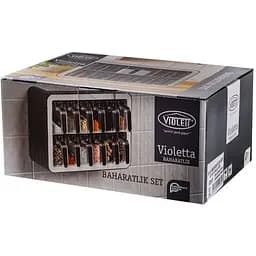 Набір спецівниць Violet House 0439 Spice Antr White 9 шт. (0439 ANTR WHITE 9 шт) - мініатюра 2
