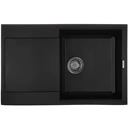 Кухонная мойка Zerix ZS-7950S-03 black ZX4580, Черный матовый