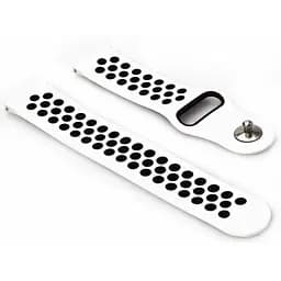 Ремінець Becover Vents Style для Garmin Vivoactive 3 / 3 Music / Vivomove HR / Vivomove Black-White (705777) - мініатюра 2