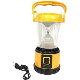 Кемпинговый фонарь лампа аккумуляторная Yajia JA-1970 с зарядкой от солнечной встроенной панели с функцией USB