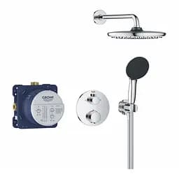 Душова система прихованого монтажу термостатична Grohe QuickFix Precision Grohtherm 34883000, Хром - мініатюра 3