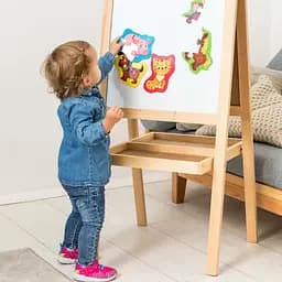 Магнітні бебі пазли Vladi Toys Мої перші ігри Кошеня і щеня 4 елементи (VT3208-10) - мініатюра 4