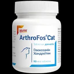 Вітамінно-мінеральна добавка Dolfos ArthroFos Cat для опорно-рухової системи котів 90 міні таблеток (192-90)