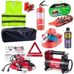Набор автомобилиста с компрессором + сумка(na_29)