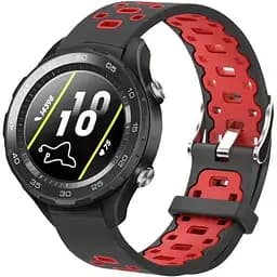 Спортивний ремінець Primo Perfor Classic для годинника Huawei Watch 2 Black Red