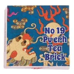 Чай Jinglong Tea Factory Шу Пу Эр Дракон №19 2020 г., 100 г