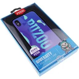 Чохол-накладка PUZOO Glass Printing with TPU Visions iPhone X Purple - мініатюра 2
