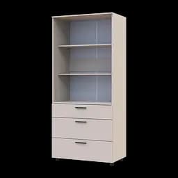 Шафа для одягу Doros Торн Кашемір 2 ДСП/3Ш (полиці) 90х51.6х200 (44900450) - мініатюра 7
