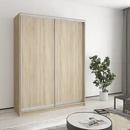 Шафа-купе дводверна MebelStar Стандарт AL 2ДСП 160x60x210 см Дуб сонома (MBS-2321)