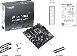 Материнcька плата PRIME B850M-F WIFI sAM5 Asus teh0024978 - мініатюра 10
