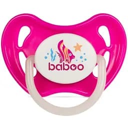 Пустушка симетрична Baboo Sea Life, світиться в темряві, 6+ міс., рожева (5-032)