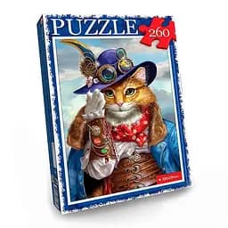 Пазл Кіт у капелюсі-2 Danko Toys C260-13-13, 260 ел.