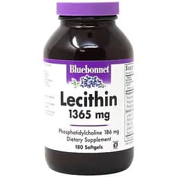 Натуральна добавка Bluebonnet Nutrition Natural Lecithin 1365 mg 180 капсул