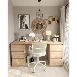 Стол компьютерный Moreli T-228 158x758x600 мм Дуб сонома (mo-t228-sonoma)