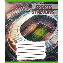 Зошит учнівський "Стадіон" Leader 018-540260L-1 у лінію, 18 аркушів (959054)