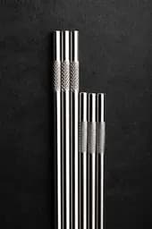 Трубочка для коктейлів Metal Straw набір 5 шт 21см - мініатюра 3