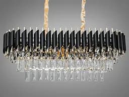 Символ розкоші та стилю, кришталева люстра овальної форми, 8 ламп