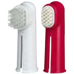 Набір для котів та собак дрібних порід Trixie зубна щітка-напальчник та масажна щітка-напальчник, в асортименті (2550)