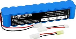 Акумулятор пилососа 24 В 3000 мА·год Ni-MH для Rowenta RH877901 RH877901 8M 0 Reiner Luftwaffe Extreme 24 V - мініатюра 2