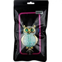 Чохол-накладка Toto TPU Stones Case IPhone X Owl in Headphones Green - мініатюра 2