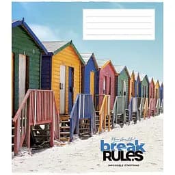 Зошит учнівський Школярик Break the rules, в лінію, 24 аркуші, ВД-лак, 25 шт. (024-3220L) - мініатюра 4