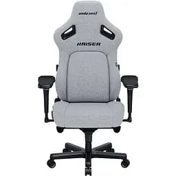 Ігрове крісло Anda Seat Kaiser 4 Size L Grey Fabric (AD12YDDC-L-20-G-CF) - мініатюра 2