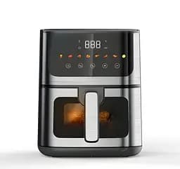 Аерогриль Rainberg RB 2268 4200 Вт аерофритюрниця безмасляна для приготування без олії з регулюванням температури 8 л - мініатюра 4