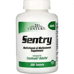 Мультивітаміни 21st Century Multivitamin Multimineral Supplement Sentry 300 таблеток