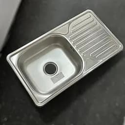 Мийка кухонна Kraft 7642 D Decor з сушаркою 760x420x180x0,8 мм Нержавіюча сталь 30412 - мініатюра 3