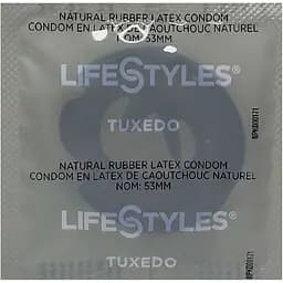 Презервативи LifeStyles Tuxedo чорні 12 шт. (ROZ6400230483) - мініатюра 2