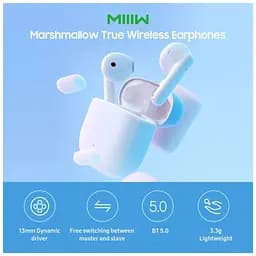 Навушники Xiaomi TWS MiiiW TWS Wireless Earbuds Marshmallow White (MWTW03) - мініатюра 4