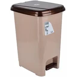 Кошик для сміття Violet House 0156 Beige з педаллю 8 л (0156 Beige 8 л)